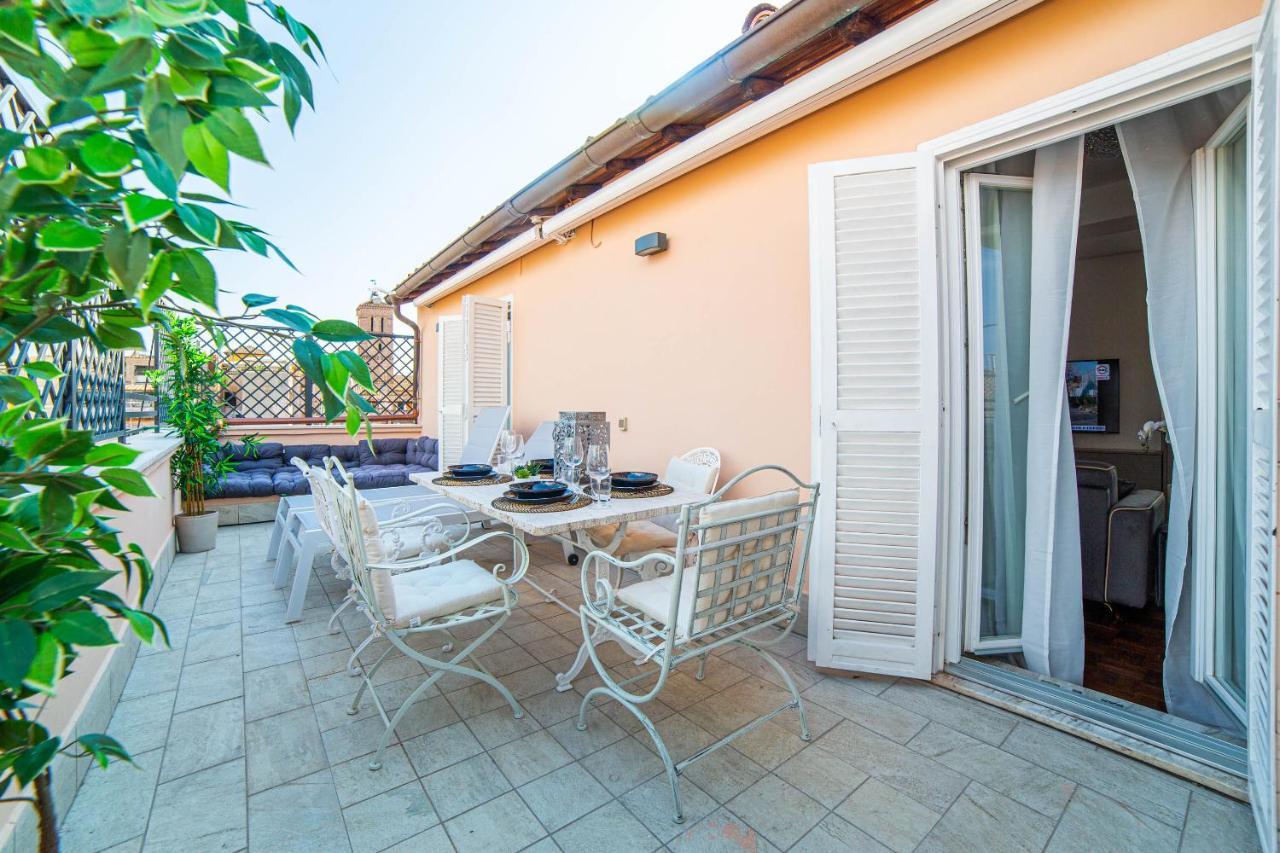 Luxury Top Floor In Trastevere Roma Exterior foto