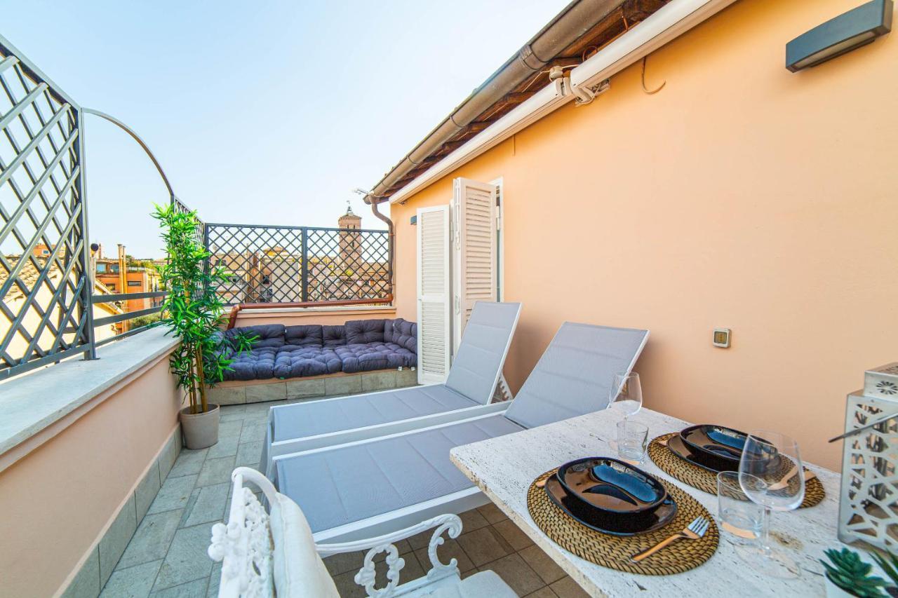 Luxury Top Floor In Trastevere Roma Exterior foto