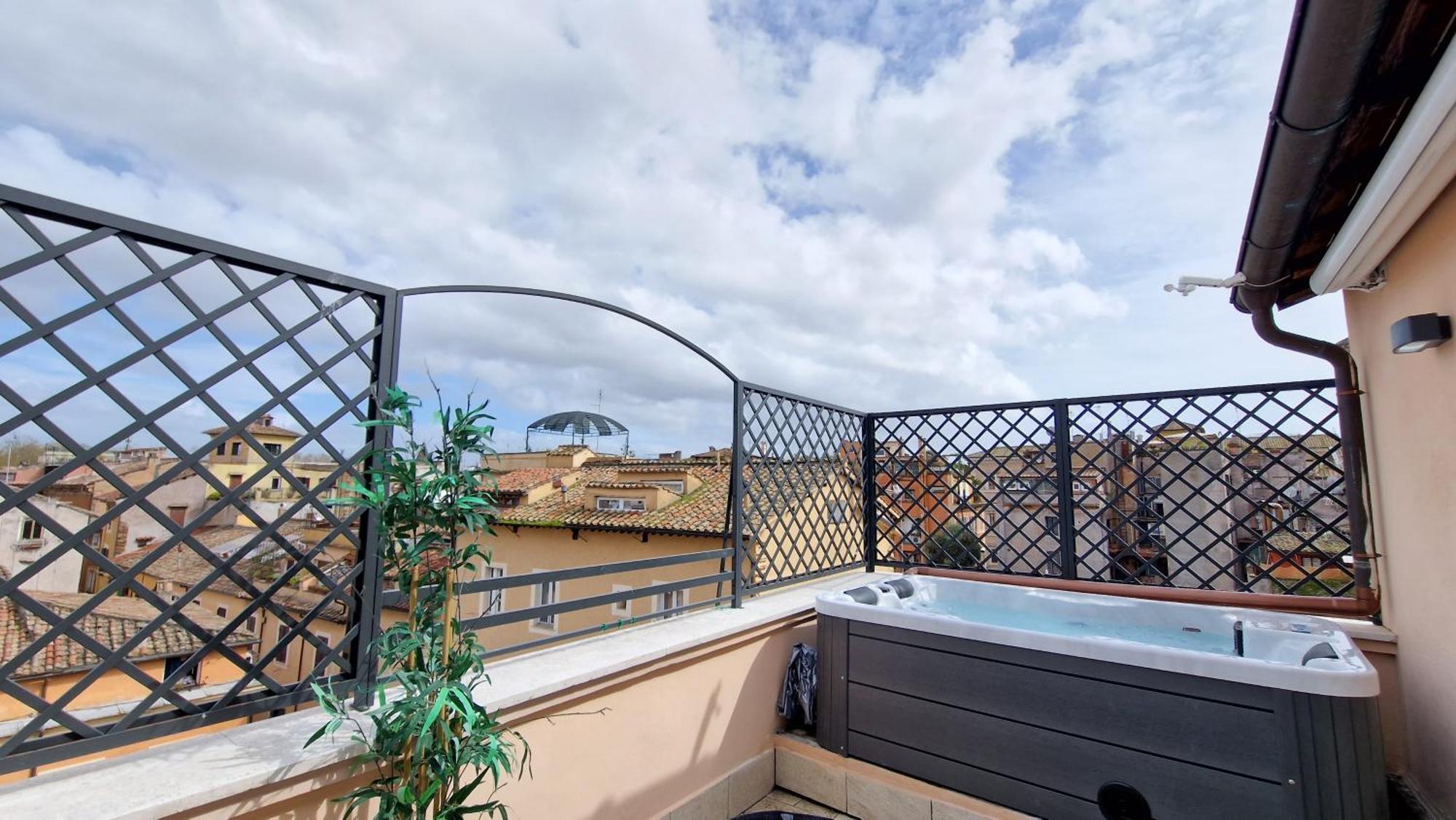 Luxury Top Floor In Trastevere Roma Exterior foto